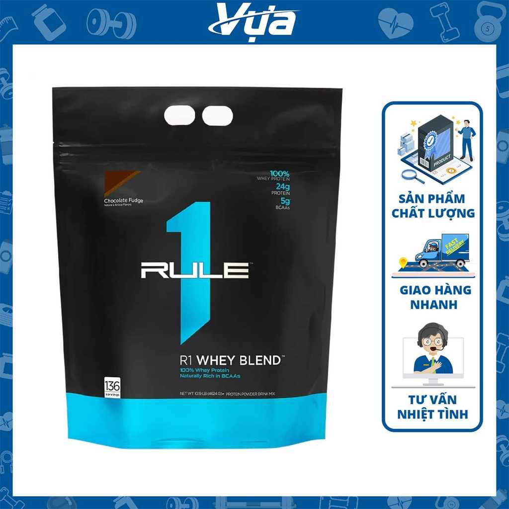 Protein Rule 1 - R1 Whey Blend (9.8 - 10 Lbs) - Tăng Cơ Giảm Mỡ, Hỗ Trợ Phục Hồi Cơ Bắp Chính Hãng