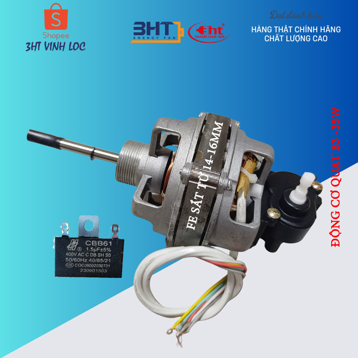 MOTER QUẠT B3-35W 220V - THAY THẾ ĐỘNG CƠ QUẠT