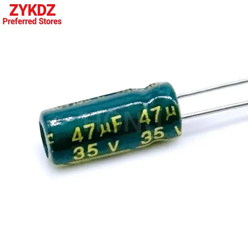 20 Chiếc Higt Chất Lượng 35V47UF 5 * 11mm 47UF 35V 5 * 11 Tụ Điện Phân