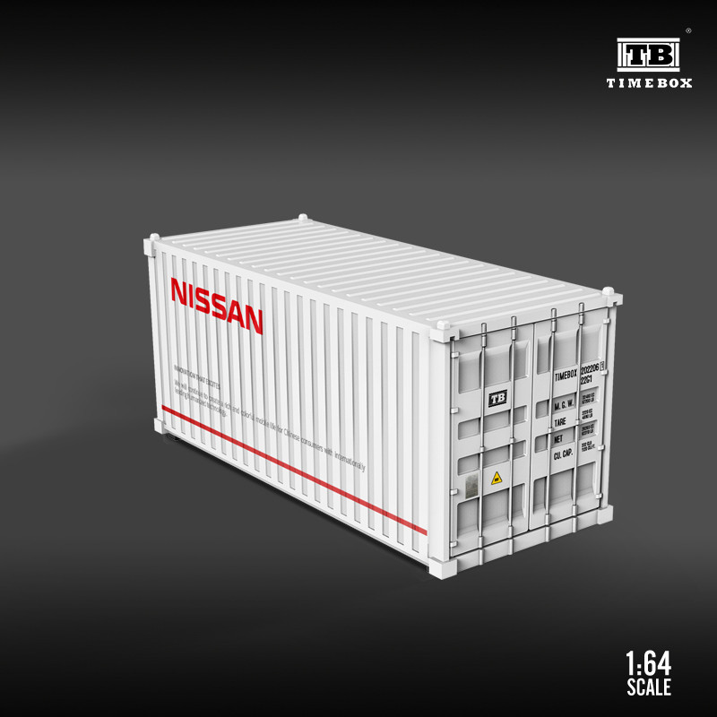 [PRE-ORDER] Mô hình diorama TIME BOX 1:64 Alloy 20ft Container-Nissan Edition TB640120