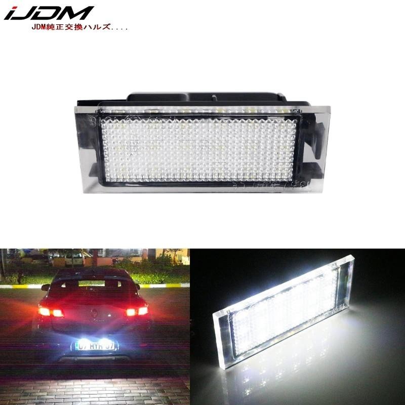 IJDM Trắng OEM-Fit 3W Full LED Biển Số Đèn Cho Renault
