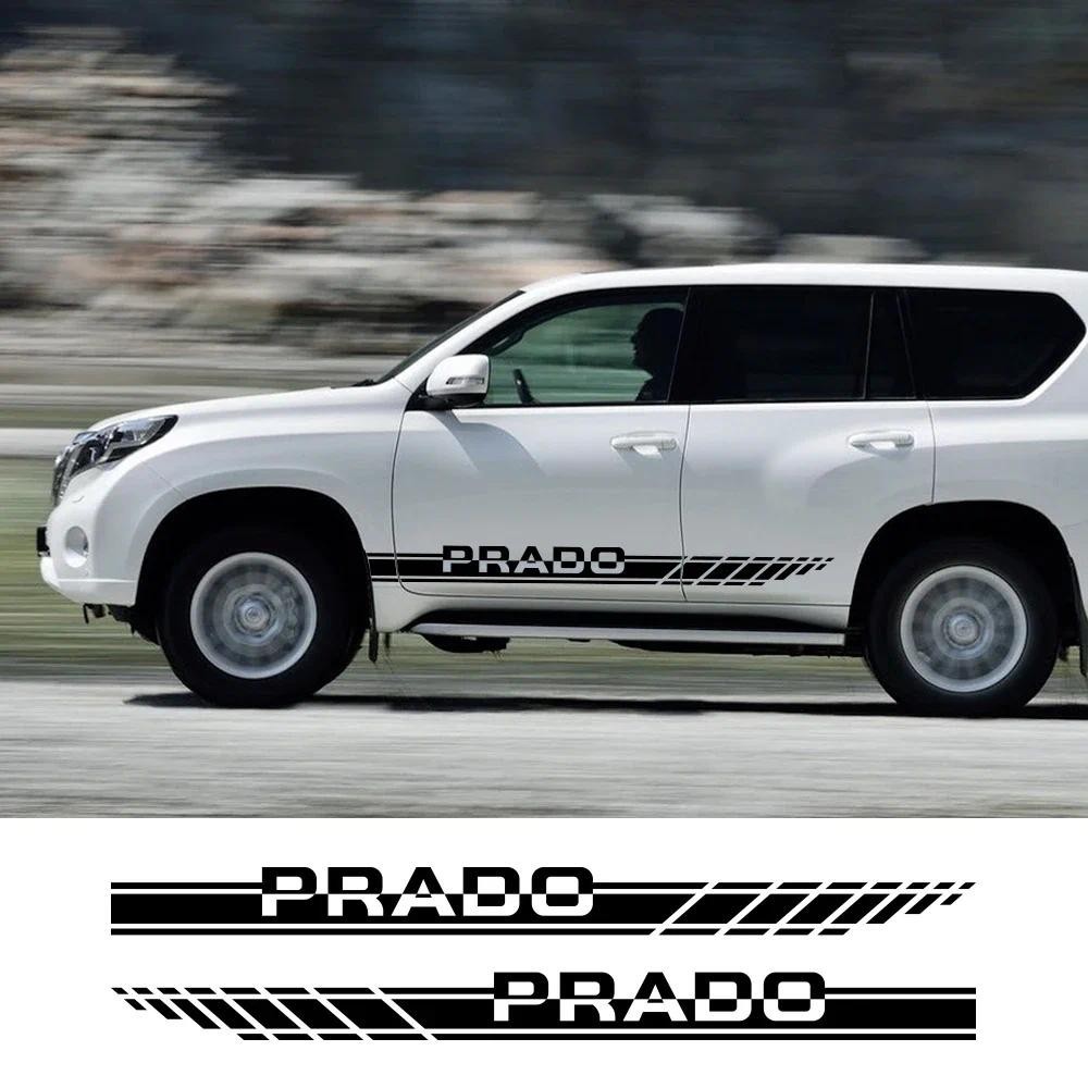 Dành Cho Xe Toyota Prado 78 90 95 120 150 J90 J120 Dán Xe Ô Tô Tự Động Cửa Bên Sọc Vinyl Trang Trí Đ