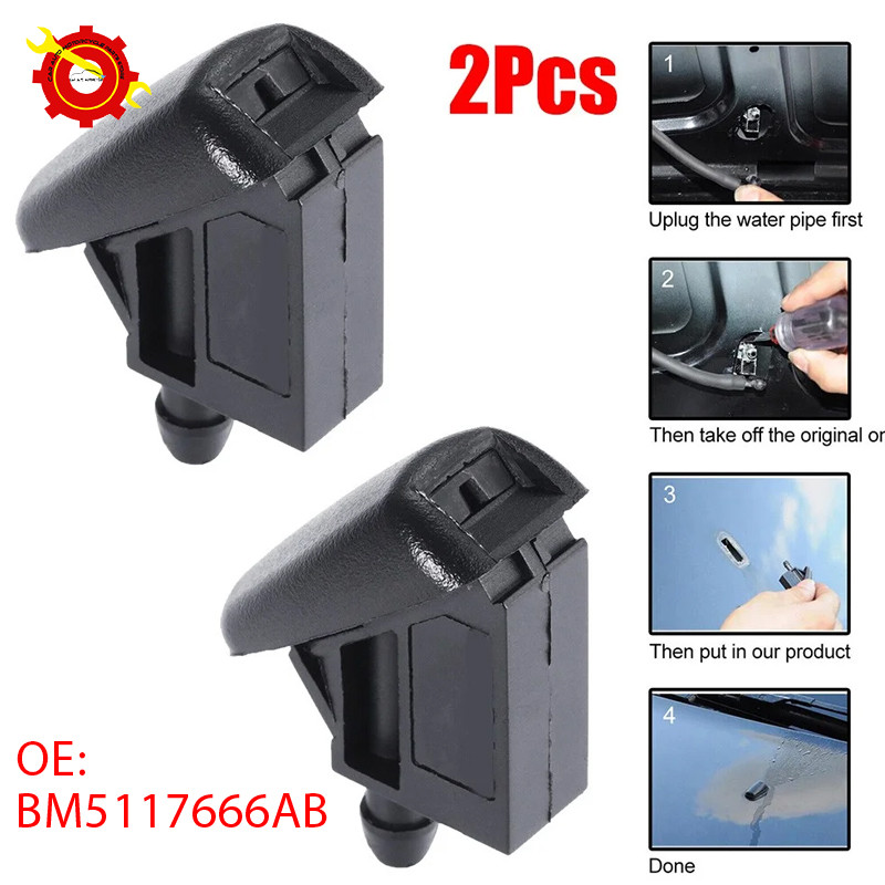 2x Dành Cho Xe Ford Focus MK2 MK3 Fiesta MK5 C-max MK2 Mondeo MK4 KA MK1 Galaxy MK3 Kính Chắn Gió Tr