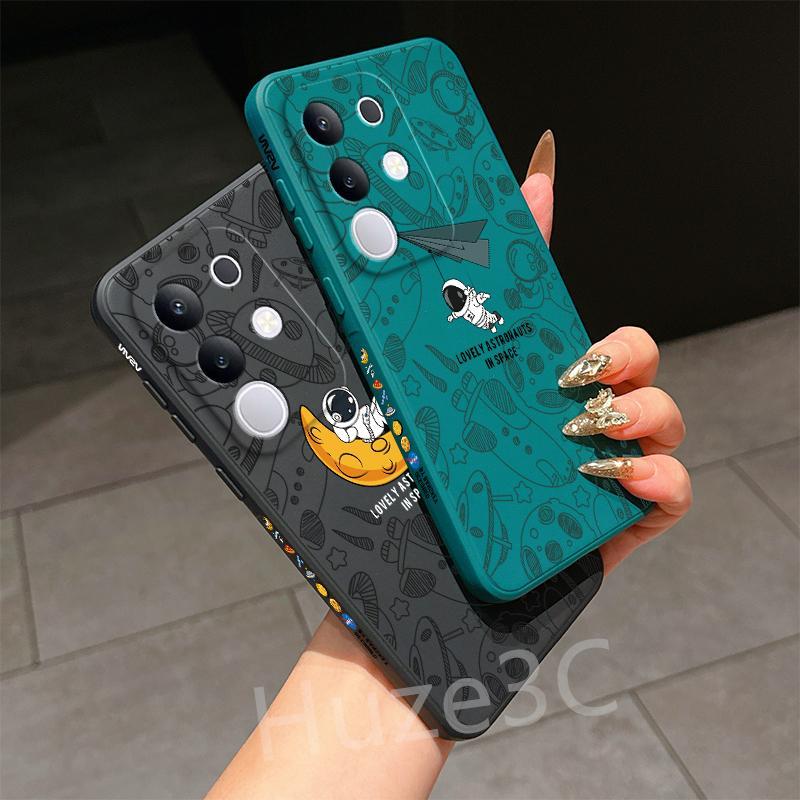 Ốp lưng cho Vivo Y29, Ốp lưng silicon mềm, Ốp lưng xu hướng cổ điển, Ốp bảo vệ ống kính