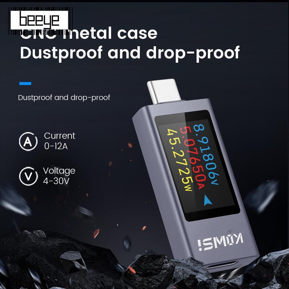 Màn hình hiện tại và điện áp BEEYE, Máy kiểm tra đồng hồ đo công suất KWS-2303C PD, Type-C DC 4-30V 