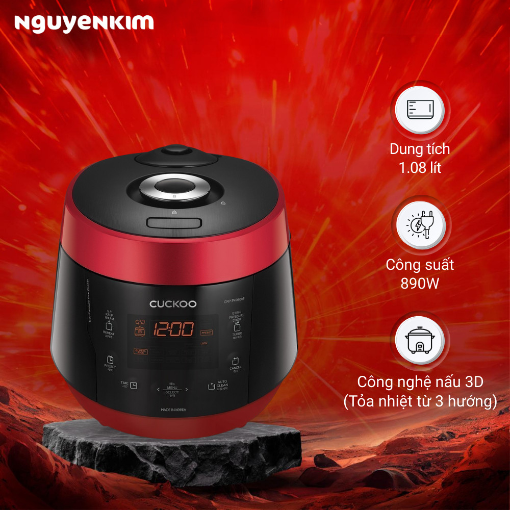 Nồi cơm điện Cuckoo 1.08 lít CRP-PK0600F