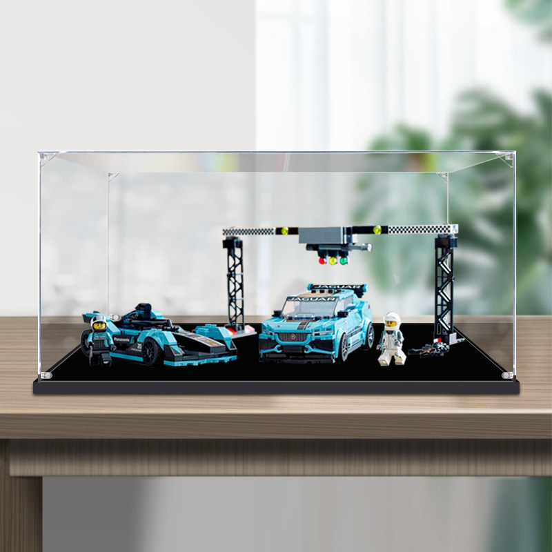[Hộp trưng bày acrylic] Hộp trưng bày acrylic LEGO trong suốt Thích hợp cho xe công thức LEGO Jaguar
