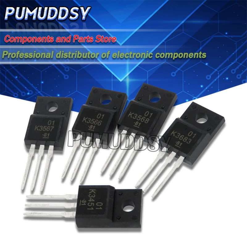 1-5 Miếng 2SK2645 2SK2843 2SK2996 2SK3561 2SK3568 2SK3369 2SK3367 2SK3679 TO-220F K2645 K2843 K296 K