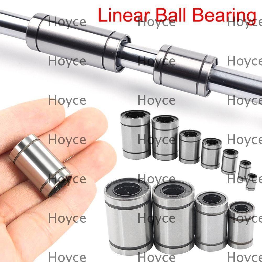 HOYCE Bushing Thép Mạ Niken Cho Máy In Thanh Trục LM8UU LM10U LM12UU LM16UU