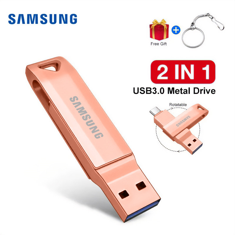 SAMSUNG 1TB 2TB USB Memory Stick Type-C Pendrive Flash Pendrive Đĩa cho Android IOS Pen Drive