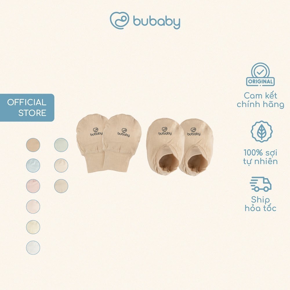 Bubaby | (Freesize) Bộ bao chân, bao tay Bubaby Siro - ASR400007 | Phụ kiện chính hãng