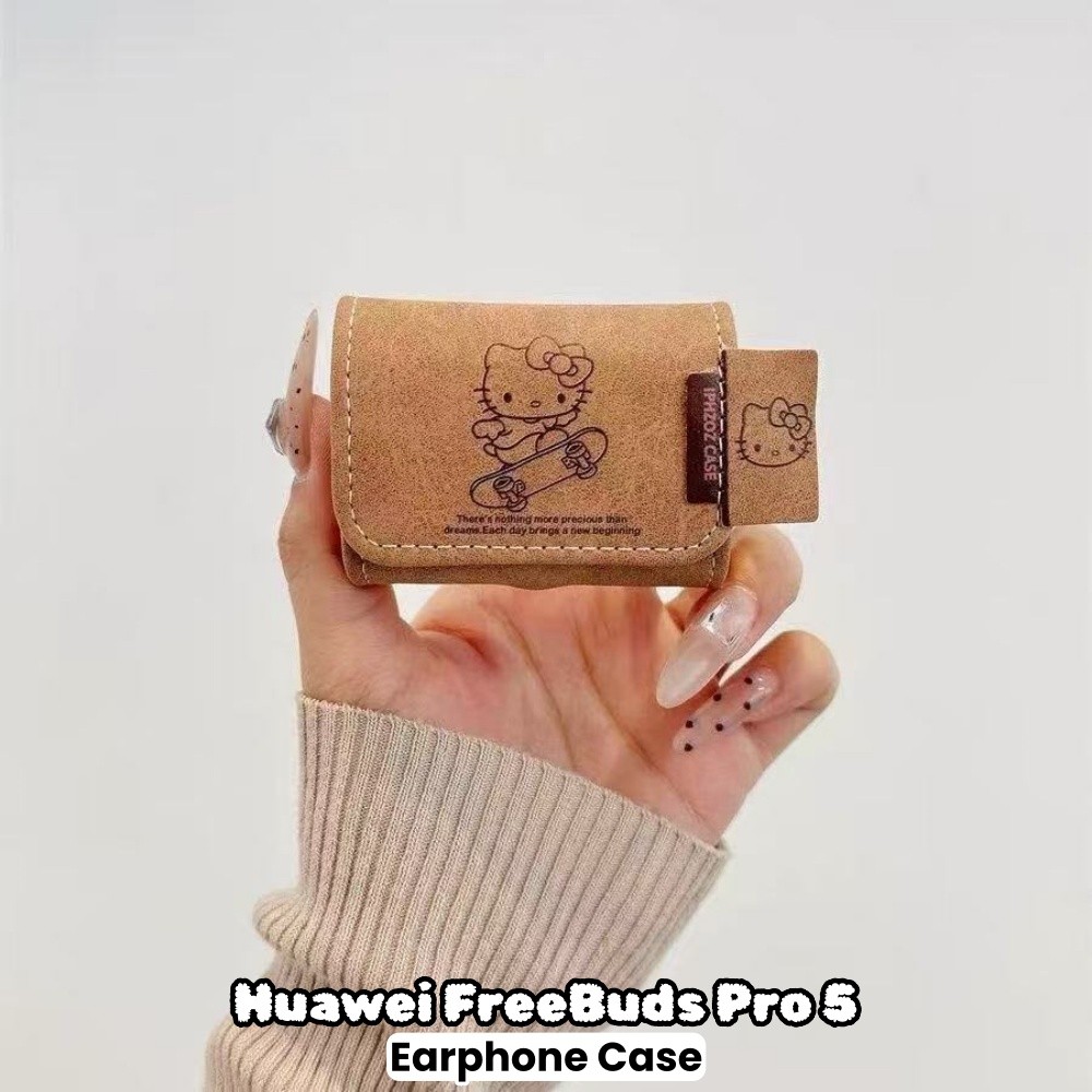 Dành Cho Huawei FreeBuds Pro 5 Ốp Lưng Hoạt Hình Dễ Thương Dệt Thủ Công Vỏ Tai Nghe