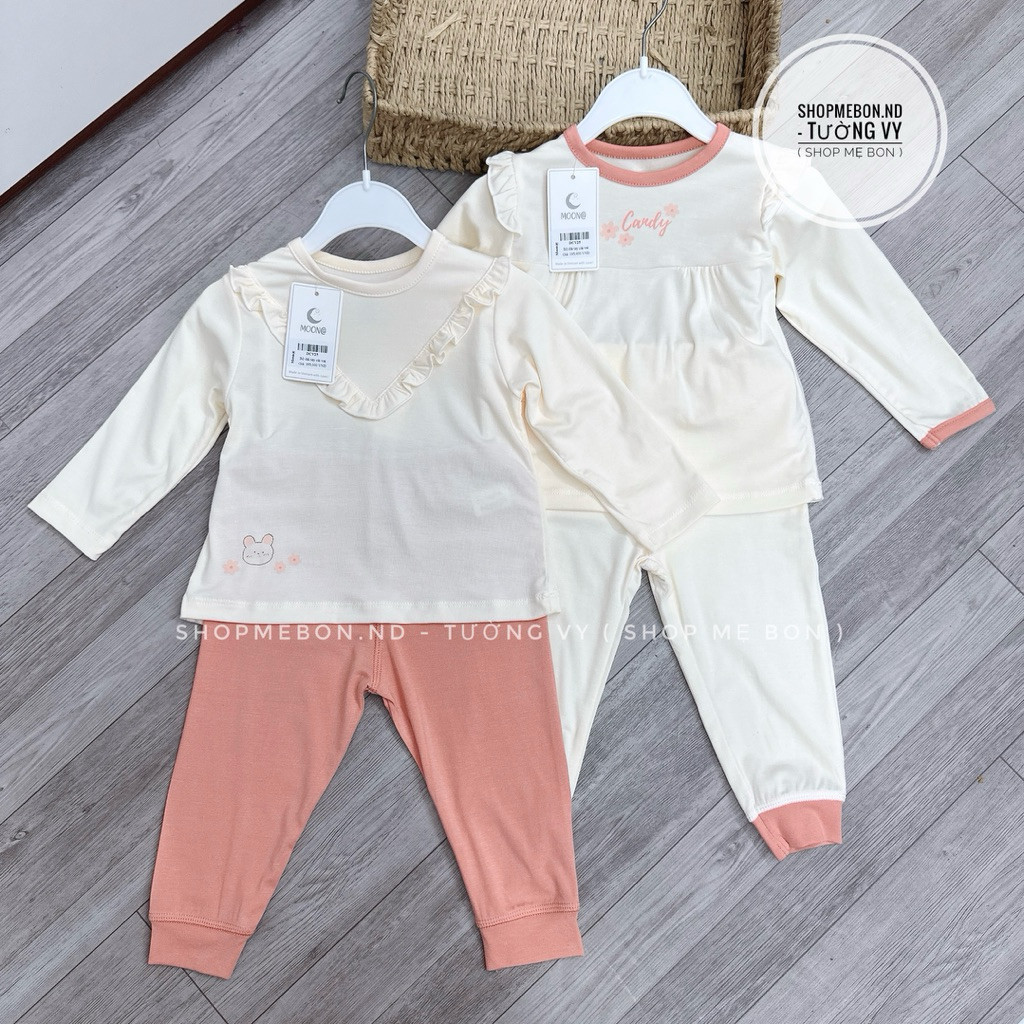 Bộ Moon dài tay Peptit mềm mại cho bé trai bé gái