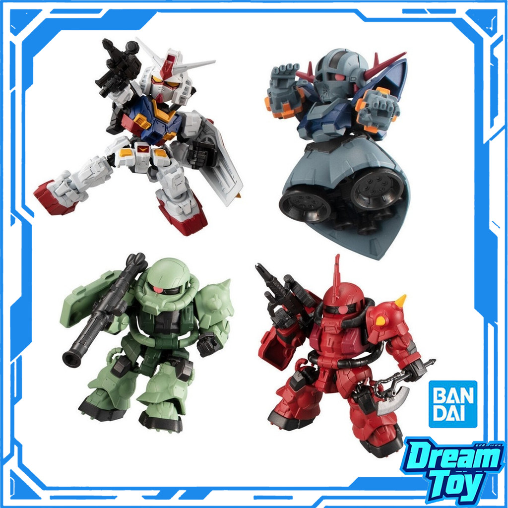 BANDAI MJG1 MOBILITY JOINT GUNDAM VOL.1 Đóng hộp gashapon RX-78-2 GUNDAM, MSN-02 ZEONG, MS-06 ZAKU I