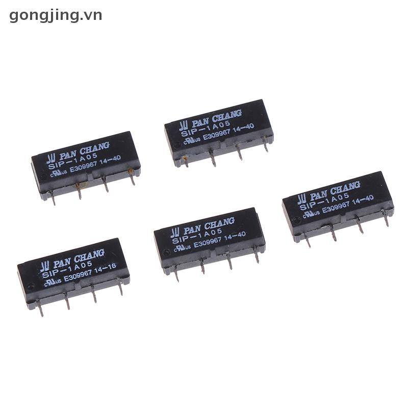 Gongjing 5 Cái 4pin 5v rơle sip-1a05 sậy chuyển đổi rơle cho chảo chang rơle VN