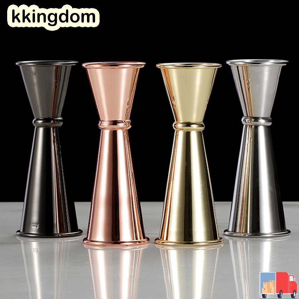 KKINGDOM 1oz 1.5oz Double Cocktail Jigger Double Bartender Drink Measure Cup Thép không gỉ