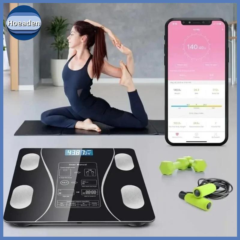 Cân Trọng Lượng Hoeaden Sạc Điện Tử Thông Minh Giảm Cân Cơ Thể Cân Bằng Mỡ VN