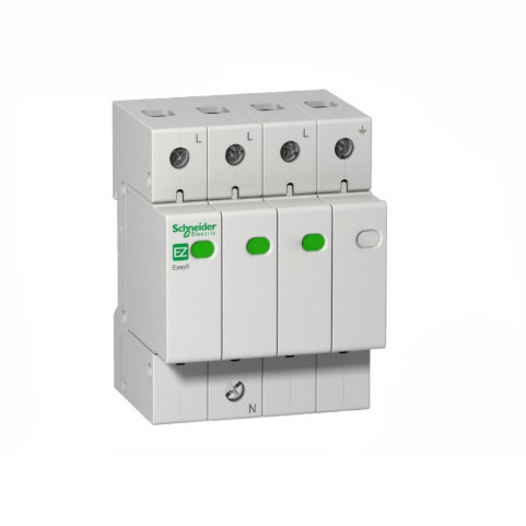 (Freeship) (SE) Bộ chống sét 3P+N 400V IMAX 20kA-45kA Schneider Easy9 SPD - EZ9L33720 EZ9L33745