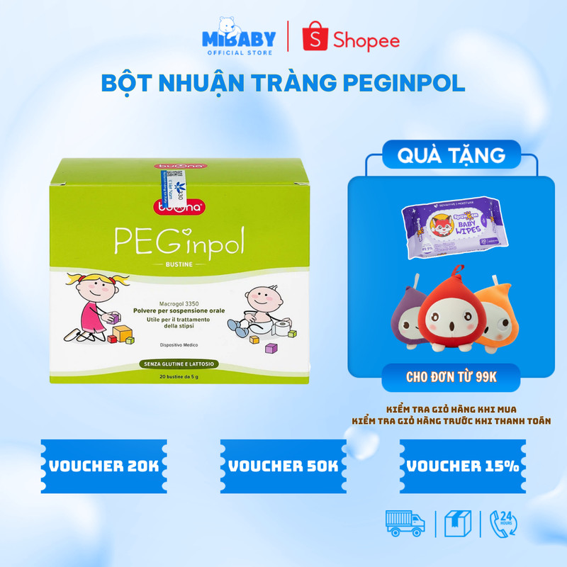Bột nhuận tràng cho bé PEGinpol Buona