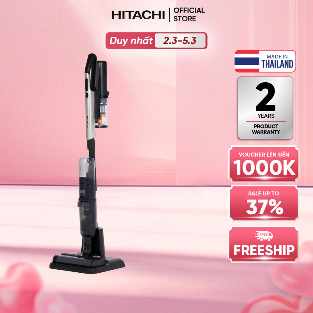 Máy hút bụi và lau nhà PV-XHW4P Hitachi