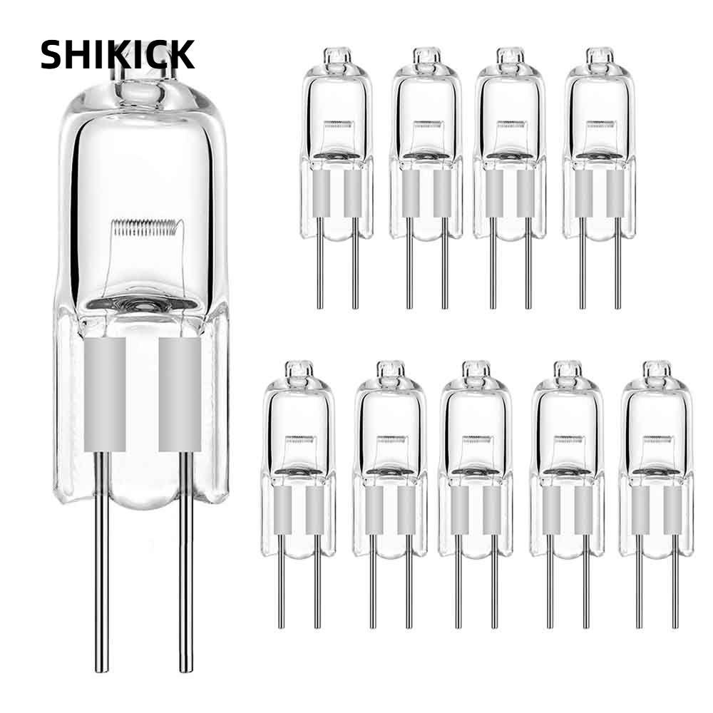 SHIKICK 10 Bóng Đèn Halogen 10W Bi-Pin 20W 12V 35W G4 Bóng Đèn