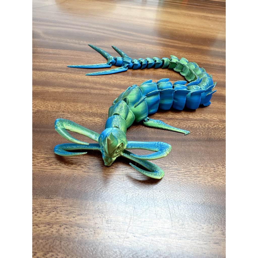 T Tel: Sea Eater Model 3D In Deep Sea Trek Beast Sea Monster Maya Plulivitan Monster Đồ trang trí