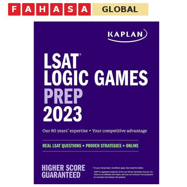 Sách ngoại văn: LSAT Logic Games Prep 2023: Real LSAT Questions + Proven Strategies + Online (Kaplan