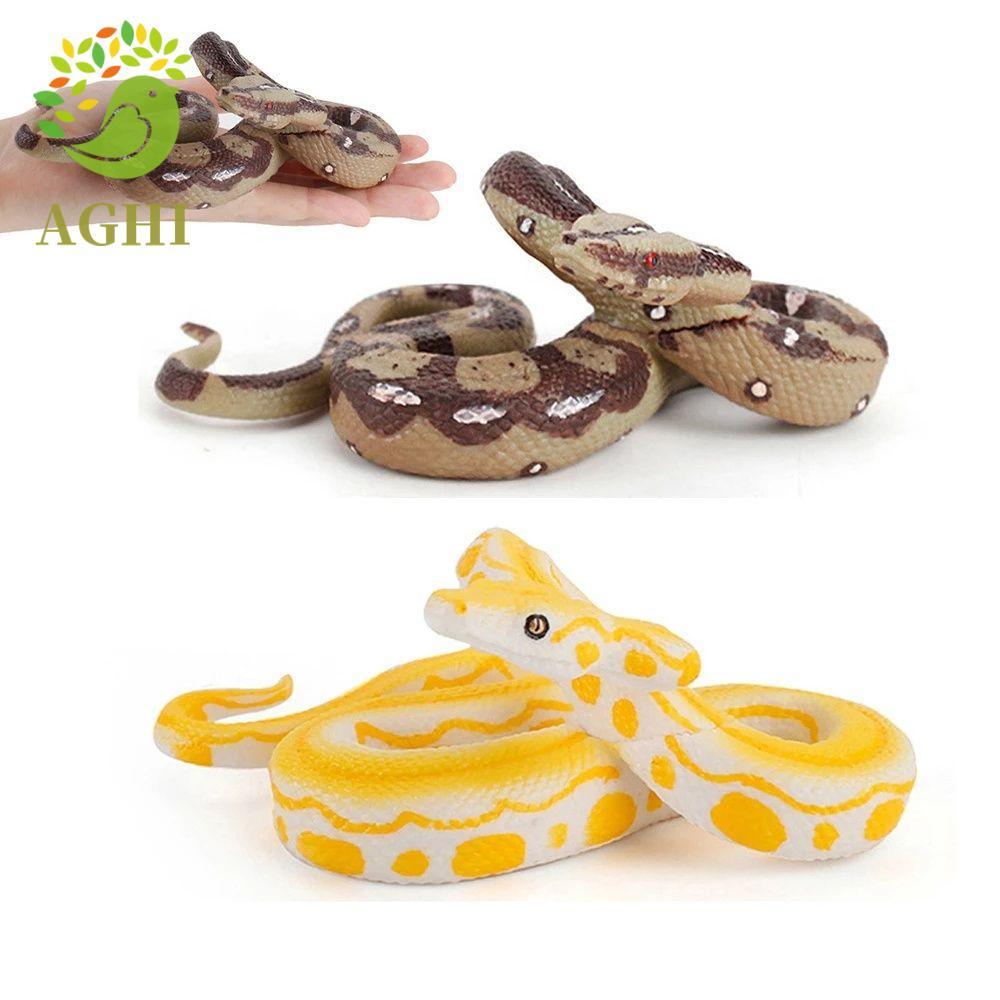 BLAZELINK Mô Phỏng Bộ Sưu Tập Python Quà Tặng Đồ Chơi Prank Mô Hình Động Vật Kích Thước Lớn Hoang Dã