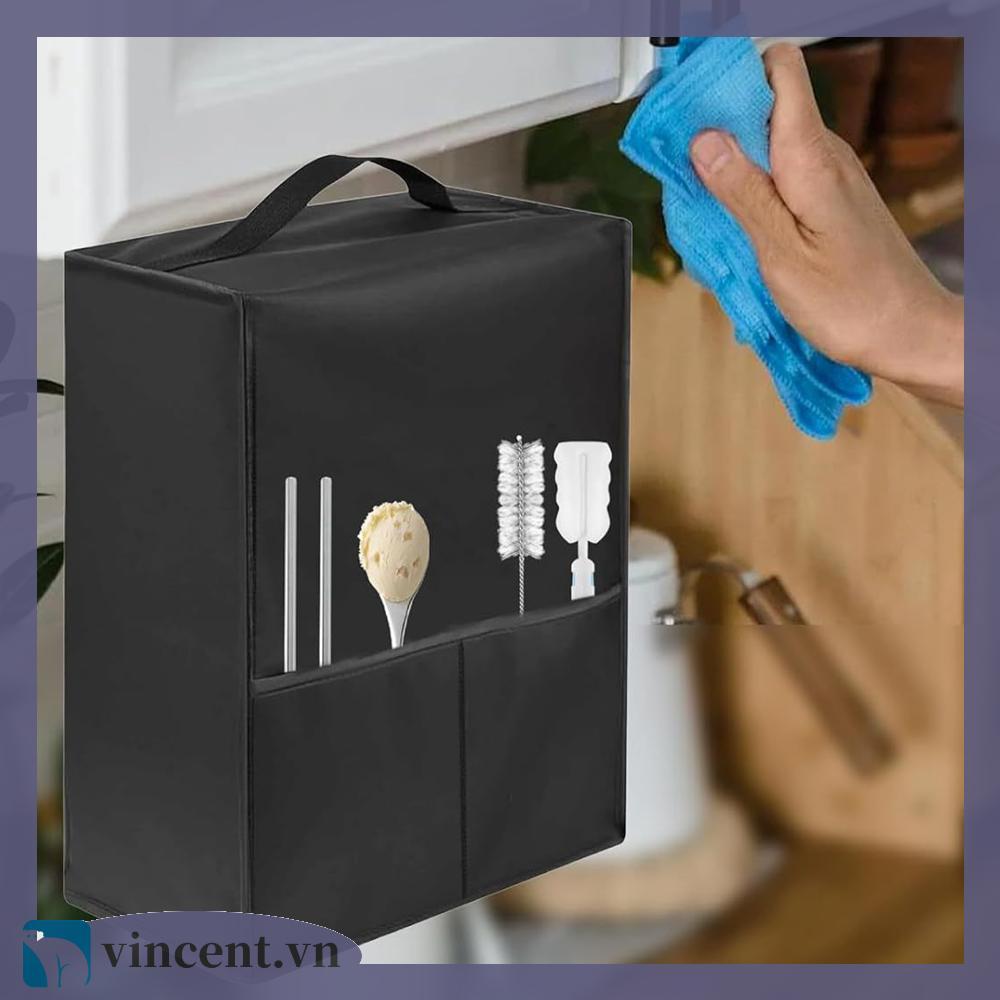 [vincent.vn] Vỏ chống bụi treo có thể gập lại dễ dàng Chất liệu Nylon 600D Vỏ máy làm trị đông lạnh 