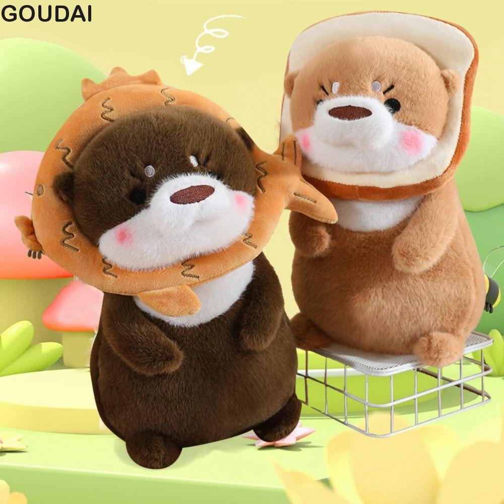 Búp bê Otter Fruit Otter, Thiết kế đáng yêu Chất liệu mềm Đồ chơi sang trọng Otter, Fuffy Plush 30 /