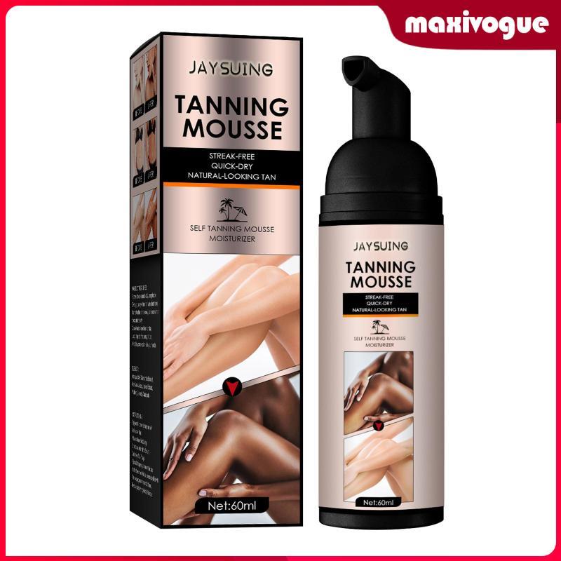 Xịt tự dưỡng da tự nhiên 60ml Self Tan Mousse Bronzer Body Bronzer cho cơ thể mùa hè