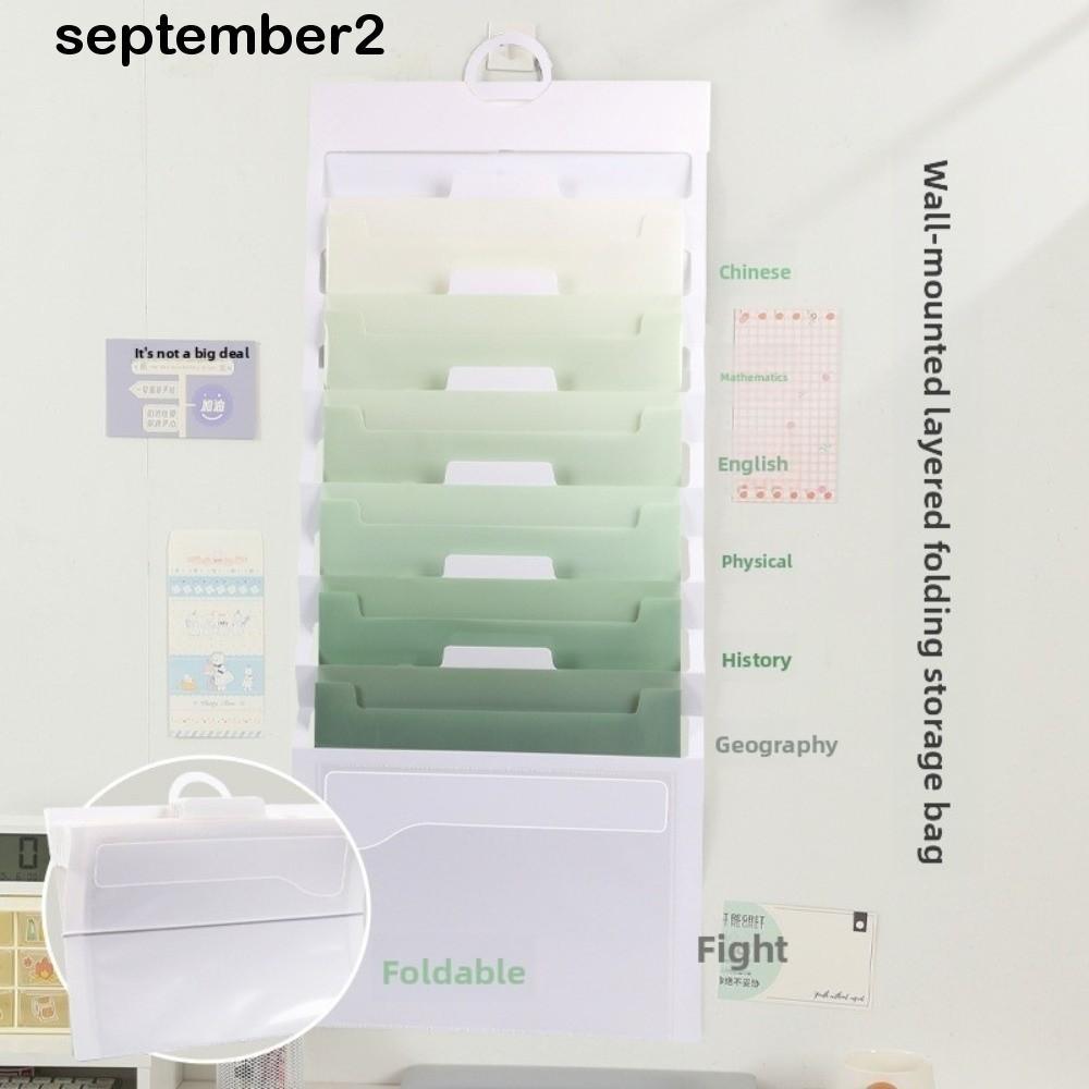SEPHL File Organizer, Thư mục tập tin treo nhiều màu dung tích lớn, 6 túi di động treo tường có thể 