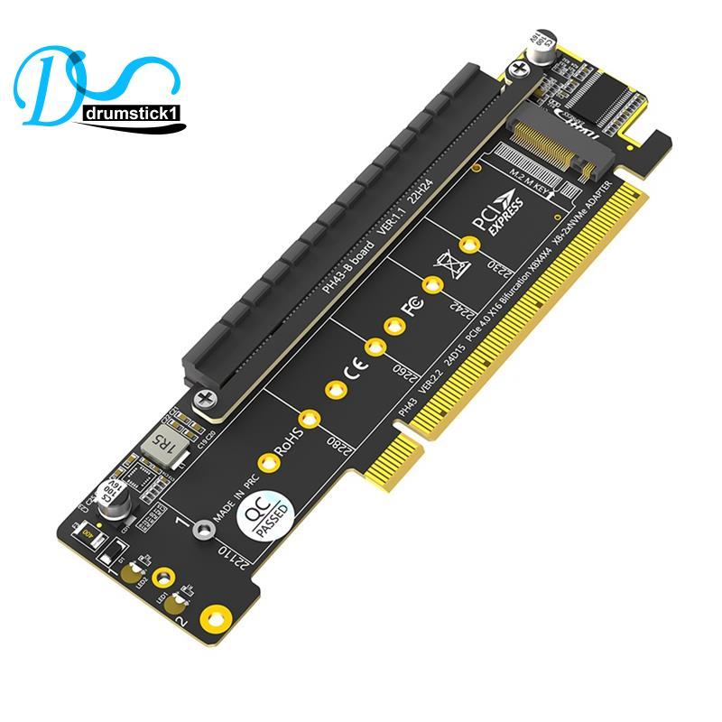Bộ chuyển đổi PCIe NVMe kép, Bộ chuyển đổi PCIe 4.0 X16 sang NVMe kép & thêm 1x PCIe X16 (Tín hiệu X