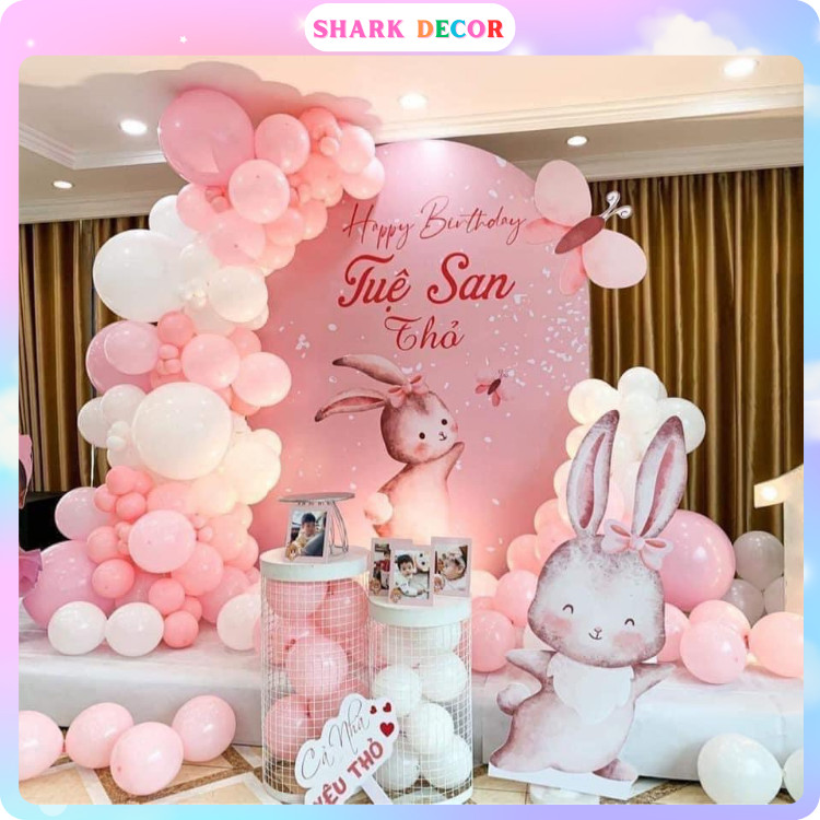 Vỏ Bóng Hồng Da Và Trắng Size 30cm (10 vỏ) MT139