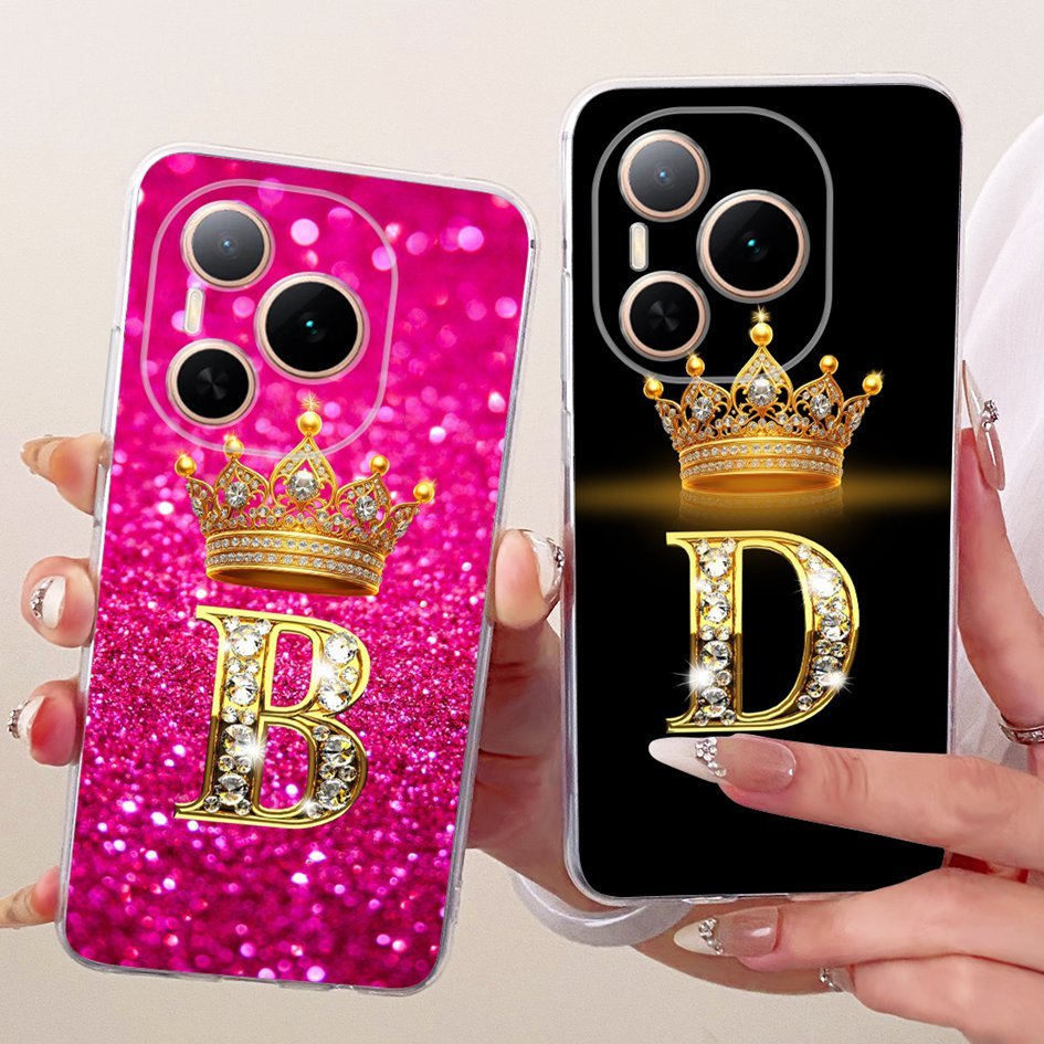 Vỏ Chữ Cái Dễ Thương Cho Honor Power 2 2026 Vỏ Mềm Silicon Mỏng Cặp Đôi Ốp Lưng Điện Thoại Honor Pow