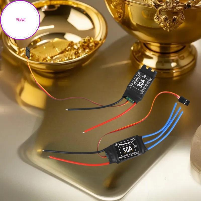 Yiyi 30A Bộ điều khiển tốc độ điện tử không chổi than với động cơ không chổi than 5V 3A UBEC XT60 ES