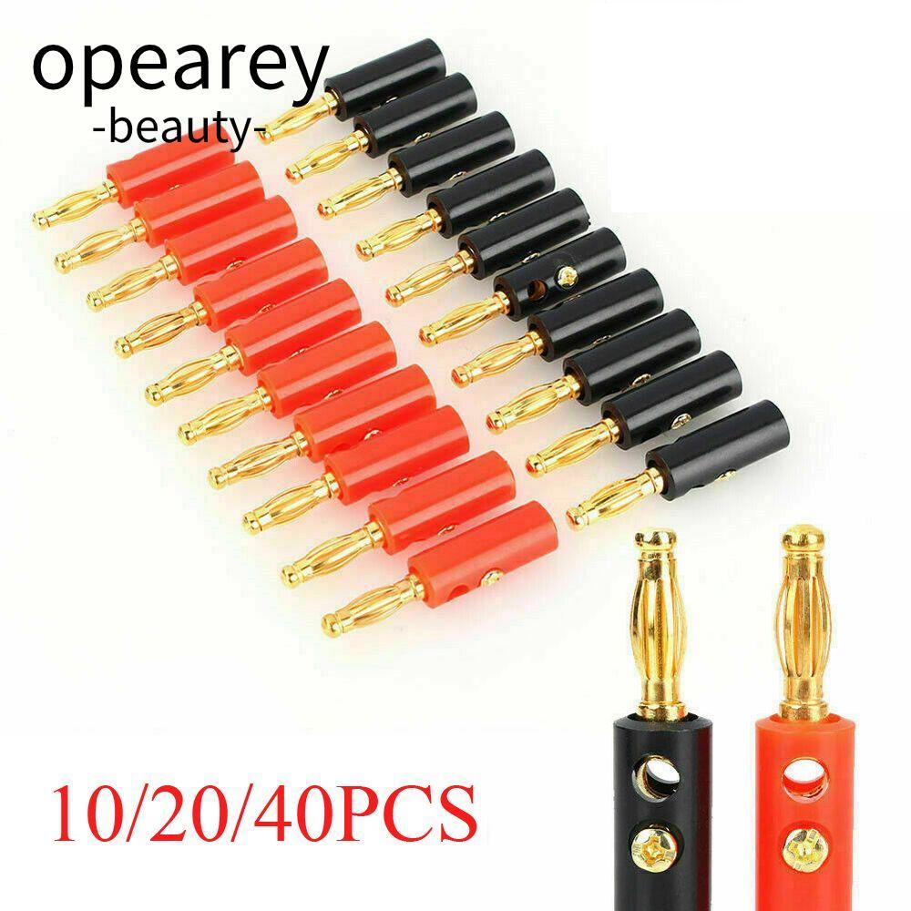 OPEAREY Banana Plugs 4mm Adapter Jack âm thanh mạ vàng