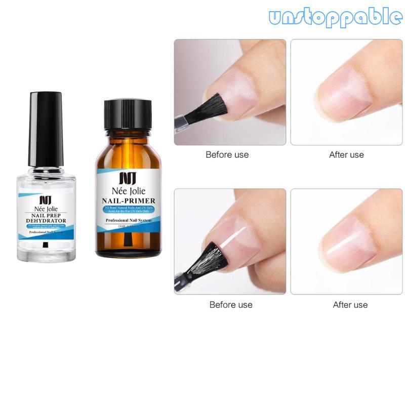 Unstop * Gel Nails Polish Primer 15ml Acid Nail Prep Dehydrate Nail Bond Primer