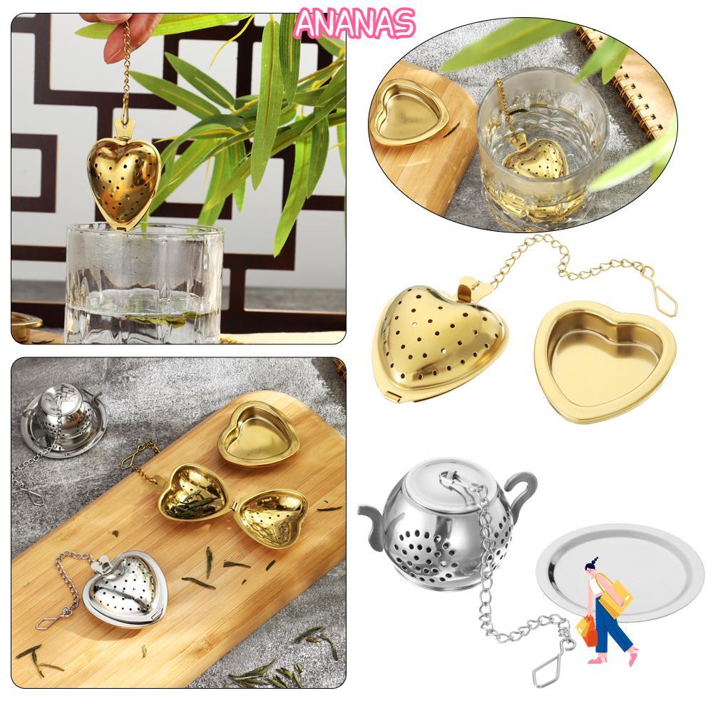 Bộ lọc trà ANANAS Ấm trà trái tim