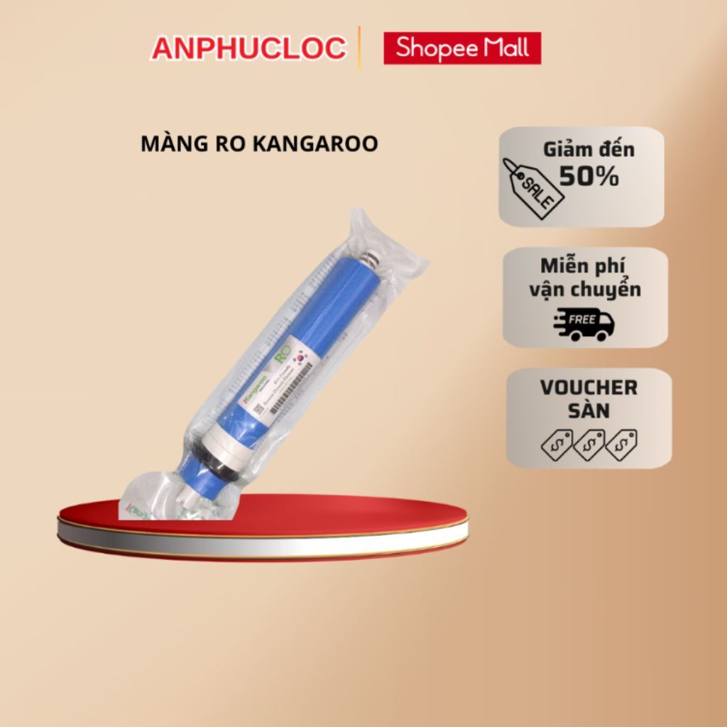 Màng RO Kangaroo, Màng RO Chính Hãng Chất Lượng Cao - Lõi Lọc Kangaroo Số 4 Của Máy Lọc Nước RO