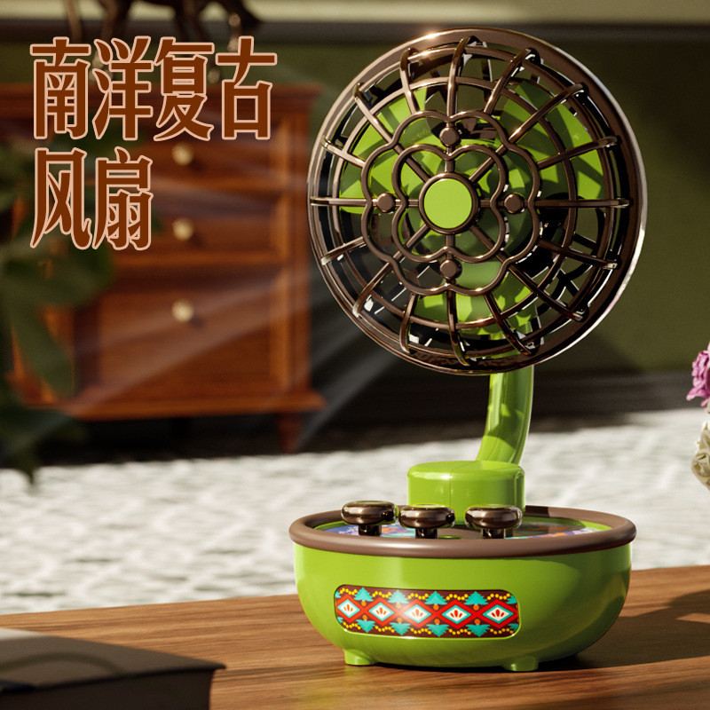 Quạt nhỏ để bàn Retro USB Plug-In Model Silent Gale Portable Retro Fan