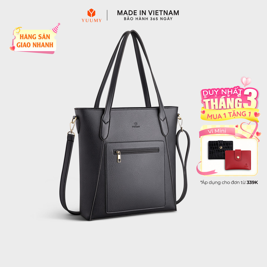 Túi Yuumy (Thời trang nữ công sở dáng đứng cỡ trung - Túi xách da Seasand YTX39B) - Bò Bagsmart
