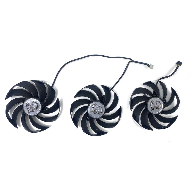 Quạt Làm Mát DIY 95MM PLD10010S12H DC12V 4Pin Card Đồ Họa Quạt Cho MSI GeForce RTX4070 4070TI 4080 4