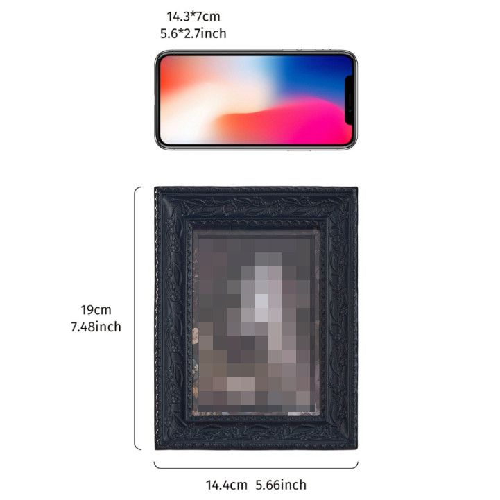 <cosyh>Baroque Photo Frame Intricate Carvings Ornate Floral Pattern Wedding Favor