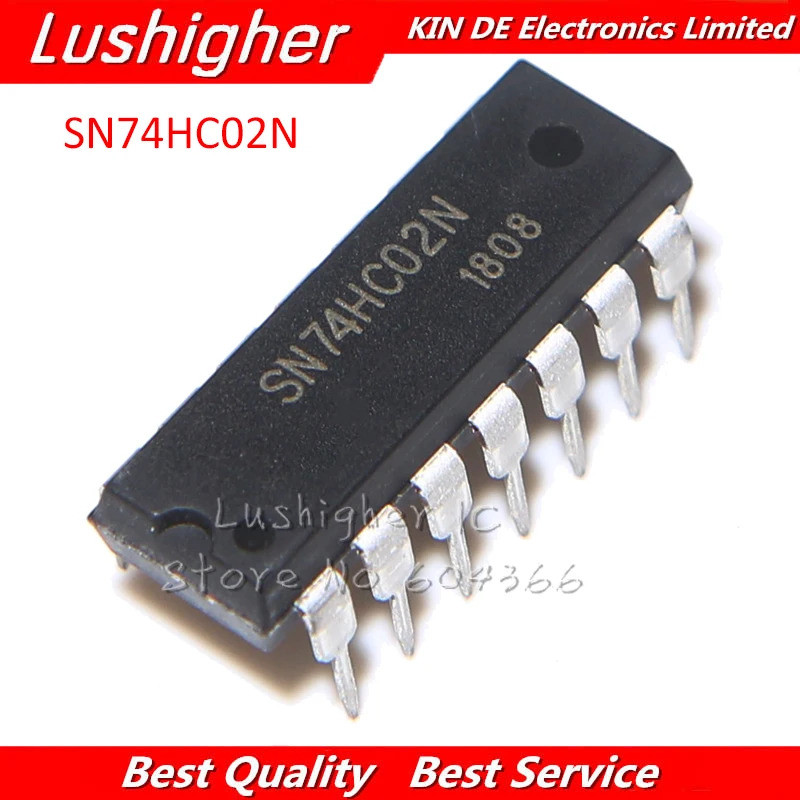 10 CHIẾC SN74HC02N DIP14 74HC02N 74HC02 DIP SN74HC02 IC Mới Ban Đầu