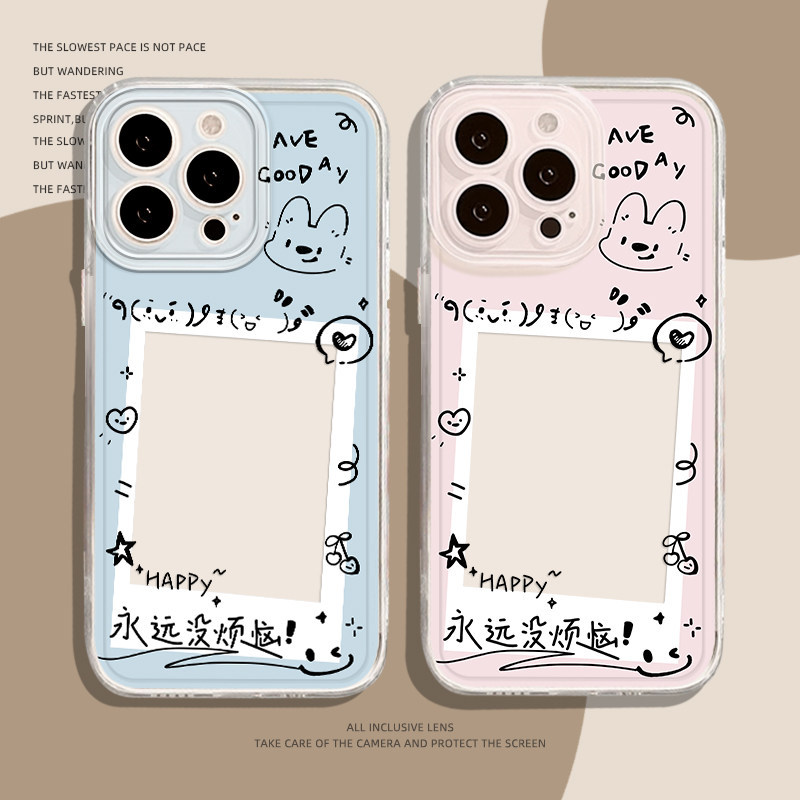 Khung Ảnh Ốp Điện Thoại Thích Hợp Cho Apple 17 / 16 Có Thể Giữ Hình Ảnh iphone15promax Huawei pura80