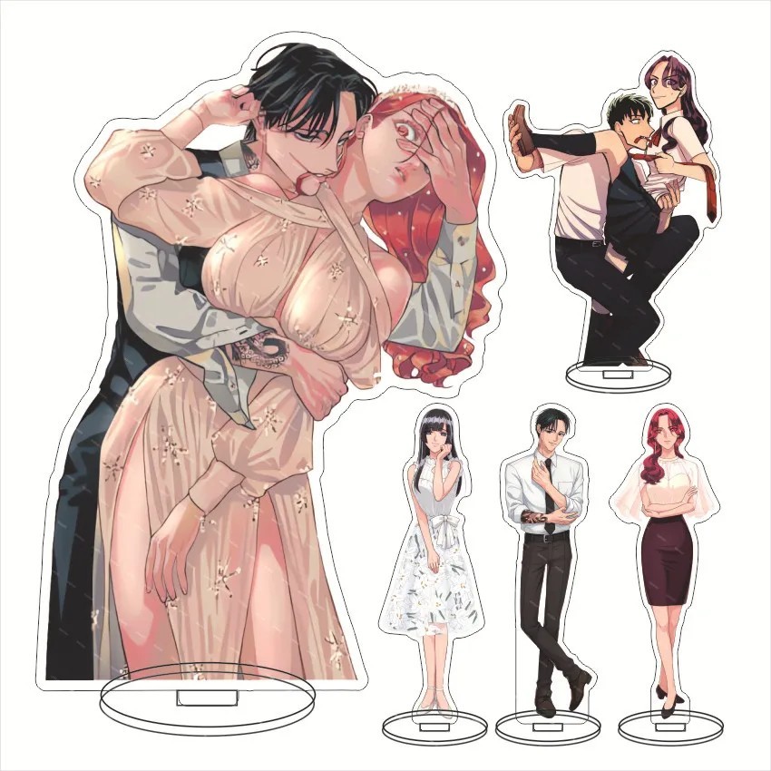 Standee anime Raise wa Tanin ga Ii Yakuza Fiancé mô hình mica trang trí bàn học Somei Yoshino Miyama
