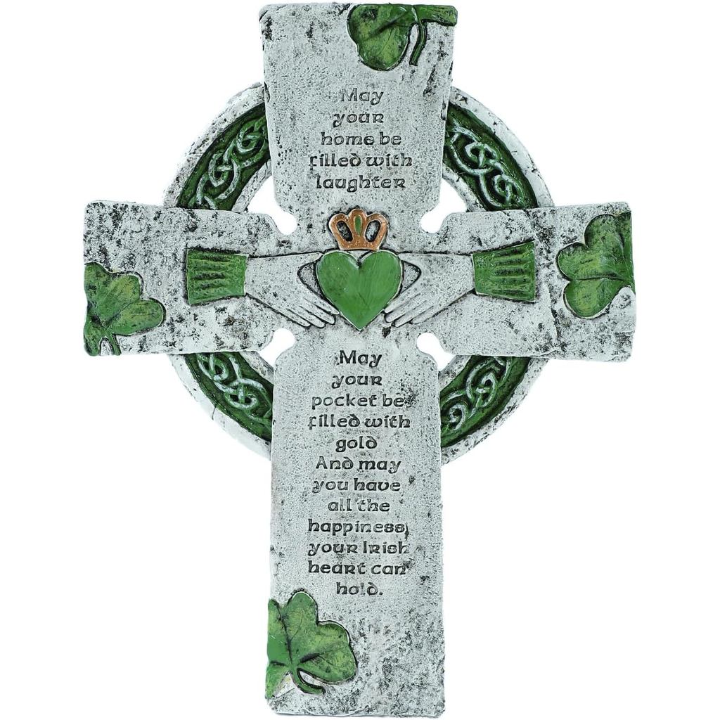 TALPGOD Celtic Cross Ireland Phước Lành Trang Trí Tường, Nghệ Thuật Treo Tường Ireland Cho Gia Đình,