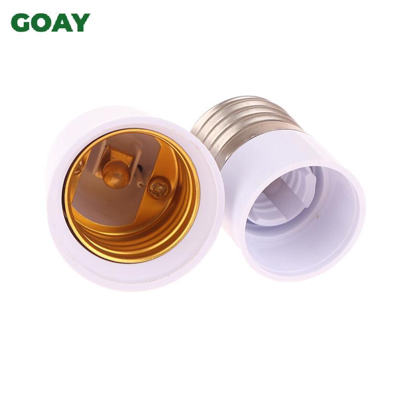 GOAY 1 Bộ Chuyển Đổi Bóng Đèn LED E14 Sang E27 / E27 Sang E14 Đế Bóng Đèn E14 Nữ E27 Nam Adapter Chu