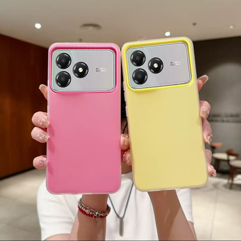 Hai Lớp Cho ZTE Nubia A76 4G / A76 NFC Vỏ Cứng Bề Mặt Mịn Cho ZTE Blade A36 / A56 Pro